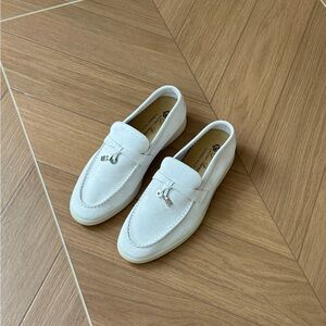 Loro Piana Cream Loafers